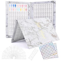 160 Nail Color Display Book with 240 Nail Tips & Number Stickers 1-200
