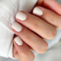 JMEOWIO Semi Cured Gel Strips Nail Art Sticker Wrap Beige - color: Beige