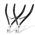 Makartt 2-Pack 7mm Black Cuticle Nipper, Full-Jaw Trimmer, Dual-Spring - size: 2pcsBlack Cuticle Nippers