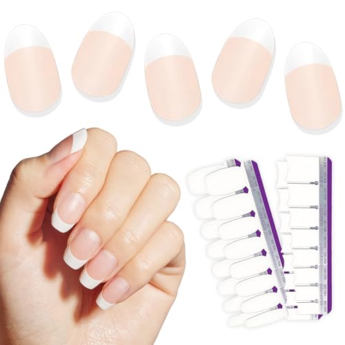 Color Street - Meet Me in Paris - 16 French Tips & 16 Clear Nail Strips - color: Meet me in Paris