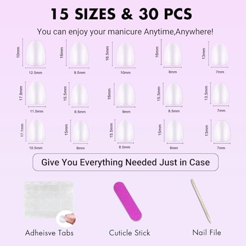 KQueenest Fall Cat Eye Press on Nails Short Oval, 30 Pcs Light Brown Fake Nails Extra Short Almond, Glitter Magnetic Glue on Nails, Reusable Shiny Chrome Stick on Nails for Women Salon Manicure - color: Shimmer Brown