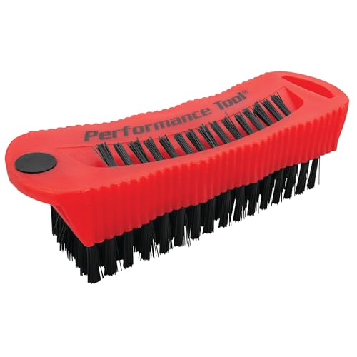 Performance Tool 20416 Double-Sided Fingernail Brush with Magnet