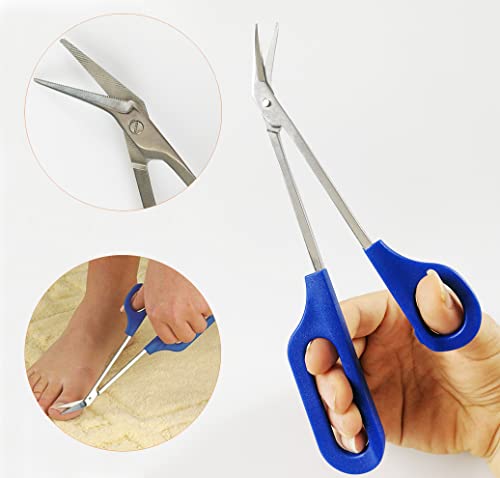 8 Inch Long Handle Toenail Scissors for Seniors Women Men