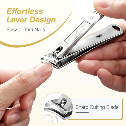 Ingrown Toenail Clippers Slanted Curved Blade Nail Clipper for Hard Nails - size: Small (Silver)