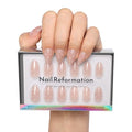 Nail Reformation Press On Nails, Milk Dots | Polka Dot Short Almond 32 Pcs - color: Milk Dots