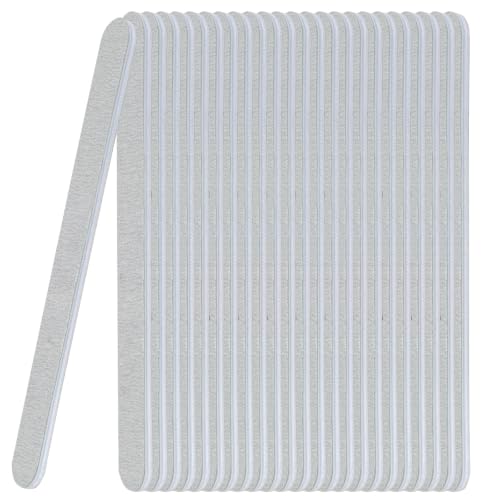 Nail Files - 24 PCS Fingernail Files 7" Long 80/80 Grit Zebra - color: 24pcs Zebra, size: 80/80 Grit