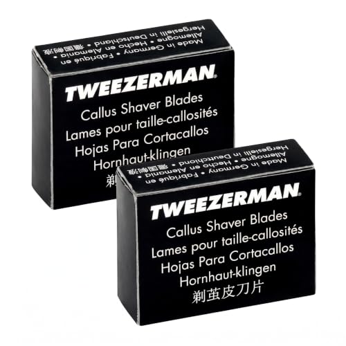 Tweezerman Replacement Callus Shaver Blades, 20 Count (Pack of 2) - size: 1 Count (Pack of 2)