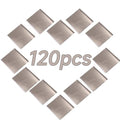 Antique Silver Leaf Sheets, 120 Sheets for Resin Art - color: Antique Silver
