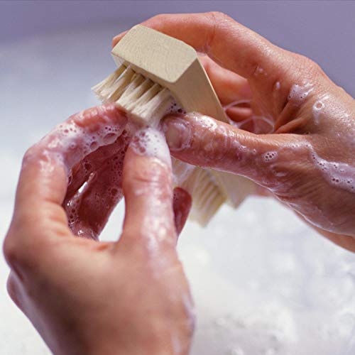 4 Pack Nail Brush for Cleaning Fingernail, Wooden Hand Nail Scrub Brush
