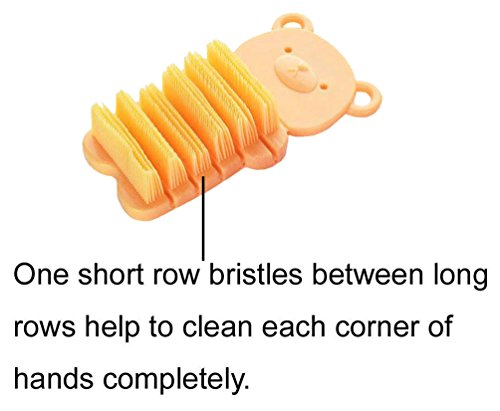 Baby Nail Brush, Kids Nail Scrubber Brush, Toddler Scrub, Yellow - color: Yellow