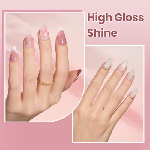 Beetles Jelly Dip Powder Nail Kit, 6 Colors Dip Nails Powder Starter Kit - color: 6 Colors x 10g | Nude Layers