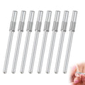 8 PCS Mini Mandrel Nail Bit,3.1 MM 3/32 Inches Nail Drill Bit for Electric Drill File Machine,Suitable for Acrylic Nails Manicure Pedicure Tool,Sanding Bands Compatible - size: 8 PCS