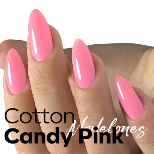 modelones Pink Gel Nail Polish Hot Pink Peach Valentine Gel Nail Polish - color: A1-Baby Pink Solid