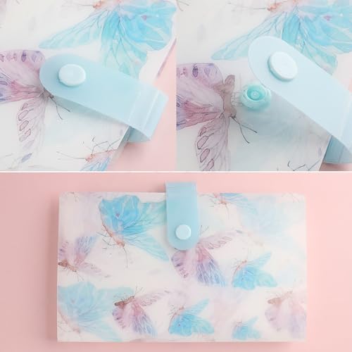 120 Slots Collecting Album for Nail Polish Strips Full Nail Wraps Toenail Stickers Storage Empty Storage Binder Book Water Transfer Nail Decals Storage Book Tools Nail Accessories - Butterfly - color: Butterfly