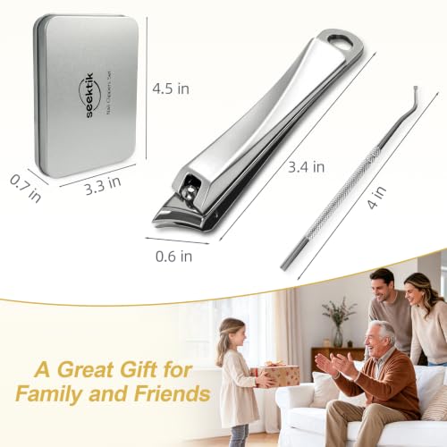 Ingrown Toenail Clippers Slanted Curved Blade Nail Clipper for Hard Nails - size: Small (Silver)