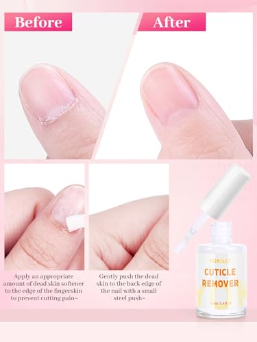 Yokilly Nail Soaking Bowl Kit: Soak Off Gel Polish Remover Manicure Bowl - color: Pink-8pcs set