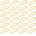 WILLBOND 30 Pcs Wig Clips Hair Extensions, 9-Teeth 32 Mm, Beige - color: Beige