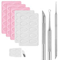 Metal Cuticle Pusher, Dual Ended Cuticle Scraper Stainless Steel