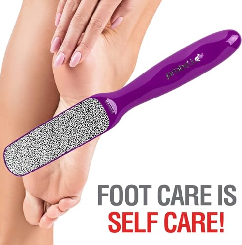 Probelle Double Sided Nickel Foot File Callus Remover, Purple - color: Purple