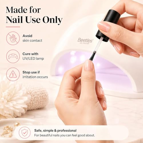 Beetles Gel Polish No Wipe Glossy Gel Top Coat Long Lasting 1Pcs 15ml - color: A-Clear-1