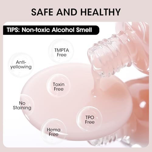 GELLEN Clear Nail Polish Ridge Filling Base Coat, Sheer Nude Tint Ridge Filler For Nails | Smooth Strengthen Nourish Damaged Dry Finger Nails | Shea Butter, Vit E, Protein | Toxin HEMA & TPO Free - color: Clear Nude Tint