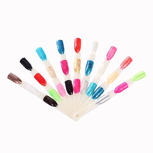 150 Tips 3 Knots Nail Art Display Board Nails With Ring Salon Tool Makeup Chart Color Sample Practice Fan Nail Polish Display