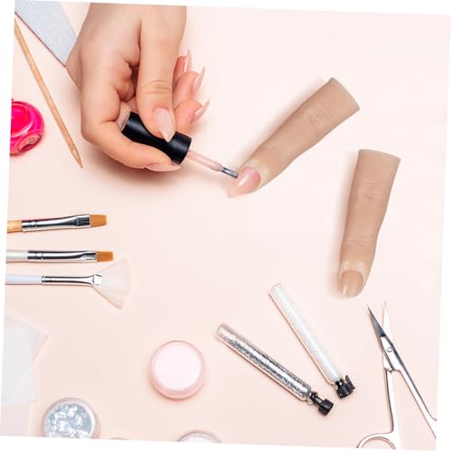 Prosthetic Finger Tips Fake Finger Model Nail Art Finger Practice Hand Tool