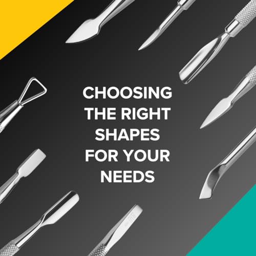 Rui Smiths Rui Smiths Cuticle Pusher Dual Ended Stainless Steel Tool