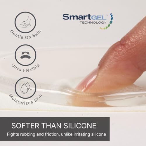 NatraCure Gel Hammer Toe Crest Pads (Left/Right) - 2 Pairs - Straightening Cushion for Mallet and Overlapping Toes - 3035-M RET 4PK - size: Hammer Toe Crests - 2 Pair