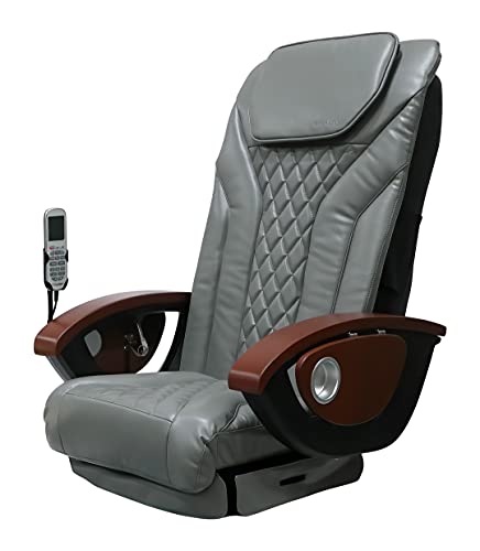MAYAKOBA Shiatsulogic Pedicure Chair Cushion Cover Set (Storm Grey), Vibration Massage Chair Cover 16 EXR, Nail Salon Pedicure Equipment and Furniture - color: Storm Grey