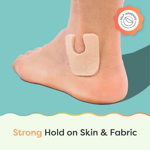 ZenToes U-Shaped Felt Callus Pads, Self-Stick Cushions, 24 Count - color: Beige, size: 24 Count