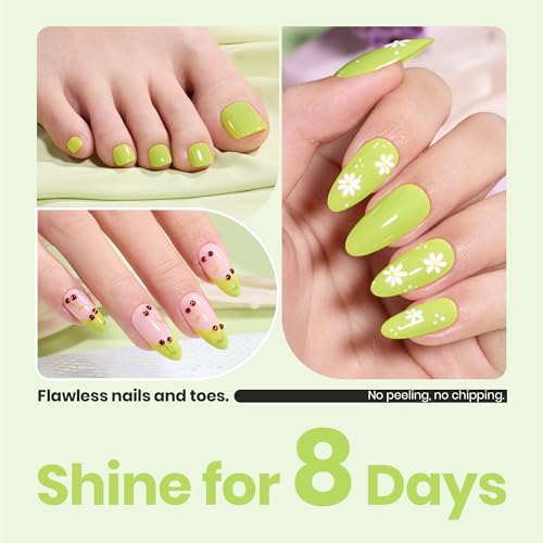 Beetles Lush Fruit Green Nail Polish, Lime Green Nail Polish Quick Dry - color: Lush Fruit Green