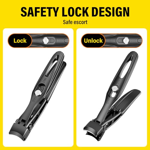 Ultra Wide Jaw Opening Nail Clippers Set, Extra Long Handle Toenail Clipper - size: Wide Jaw 1pc