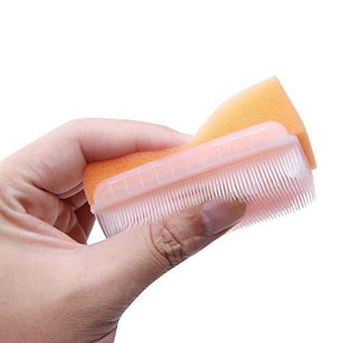 Wellgler's Autism Sensory Brush for Therapy,Surgical Scrub Brush,Bbaby Sponge for Bathing, Cradle Cap Brush (6Pack) - size: 6 Count (Pack of 1)
