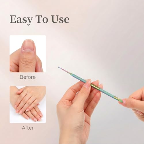 Gjinxi 3pcs Dual Ended Loop Cuticle Remover Pre-treatment Pusher Cleaner