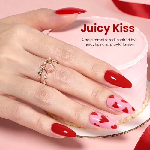 Beetles Red Gel Liner Nail Polish 7ml French Tip Gel Nail Polish - color: C - Red-1-2