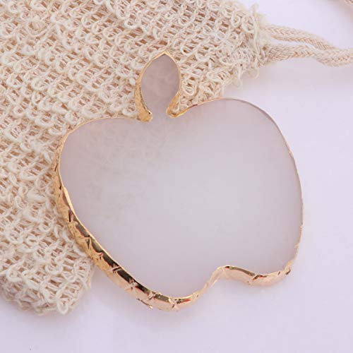 minkissy -Shaped Nail Art Palette Resin White 3.54 X 3.38 X 0.39 in