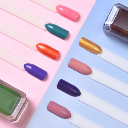 KADS Fan Shape Nail Color Display Swatch 100Tips - color: Nature