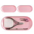 Manicure Tools Storage Tray 3Pcs Oval Plastic Display Dish