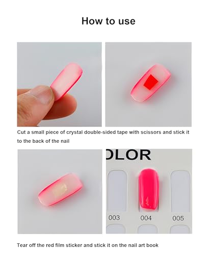 Mounting Tape, Transparent Double Sided Adhesive Roll for Crafts
