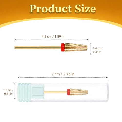 5 In 1 Nail Drill Bits Set, Carbide Nail Drill Bits For Cuticle