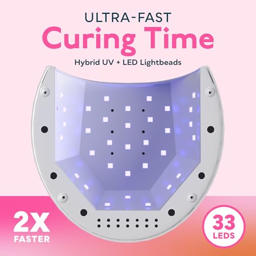 SUNUV UV Light for Gel Nail, Professional UV LED Nail Lamp SUN2C Rose - color: A-rose
