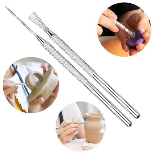 13PCS Polymer Clay Tools Kit, Acrylic Roller & Clay Sculpting Set - color: 13Pcs