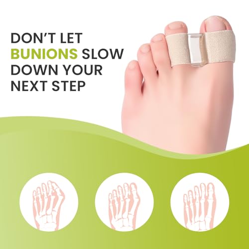 Bukihome Toe Separators for Overlapping Toes, Bunion Relief with 16 Pack - size: 16 Count