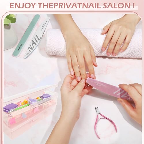 Manicure Box Nail Tools Storage Box 4Pcs Nail Implement Box Organizer Case