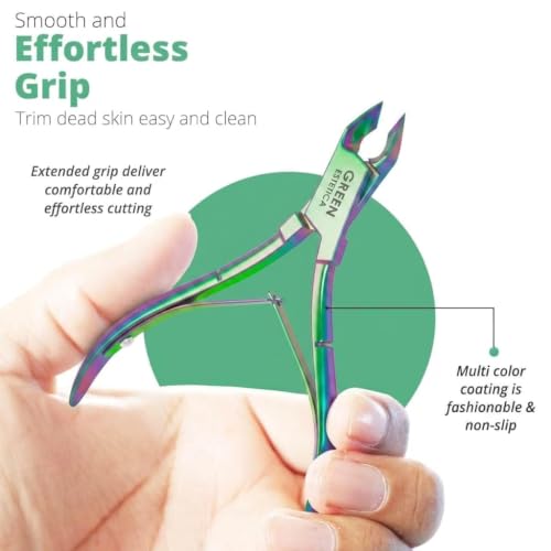1piece Cuticle Trimmer Nipper 9 Color (Multi Color) - color: Multi-colored Nipper - Pack 1