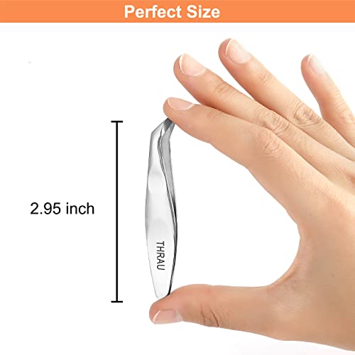 THRAU Mini Cuticle Trimmer for Manicure and Pedicure