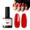 modelones Red Gel Nail Polish Soak Off UV/LED Gel Polish 15ML - color: A1-Red Solid