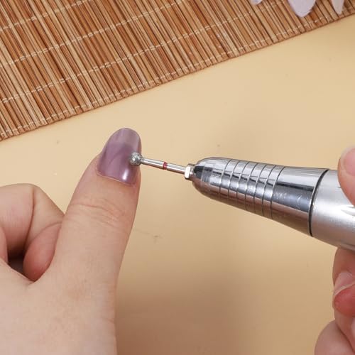 8 PCS Cuticle Ball Bit Nail Drill Bit Sets Ball Drill Bits for Nails Various Sizes 3/32 Inch Professional Manicure Pedicure Nails Salon Tools for Nail Technician