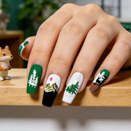 6 Sheets Nail Stamping Plate Forest Animals Nail Art Stamp - color: Forest Animals